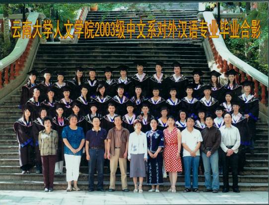 说明: 说明: 说明: （2007届）伟德国际victor1946人2003级中文系对外汉语专业毕业合影